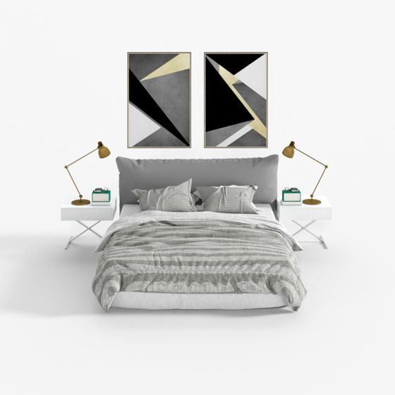 Minimalist Bedroom 3D model