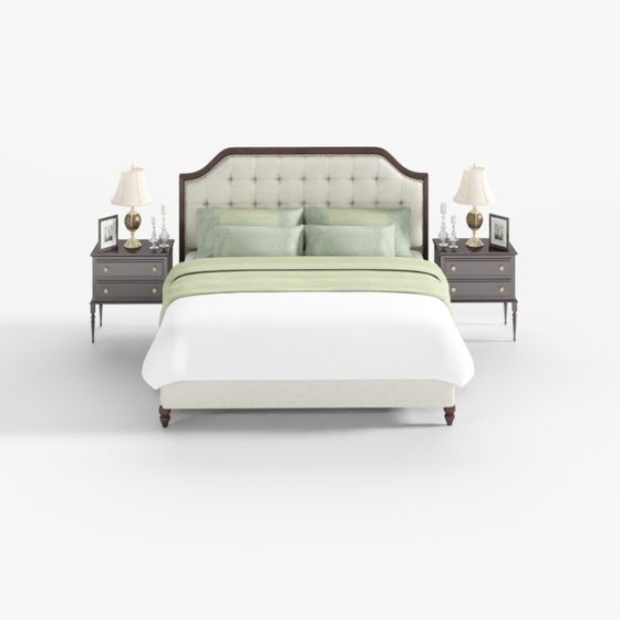 Chic Bedroom Suite 3D Model