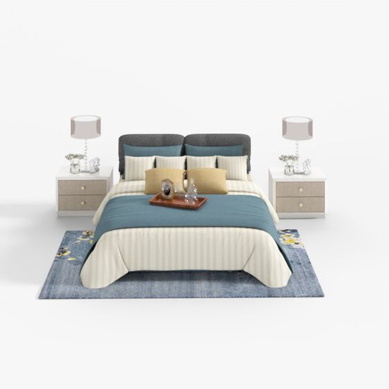 Urban Retreat Bedroom 3D model