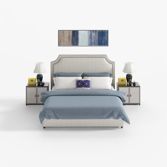 Urban Retreat Bedroom Set 3D Model