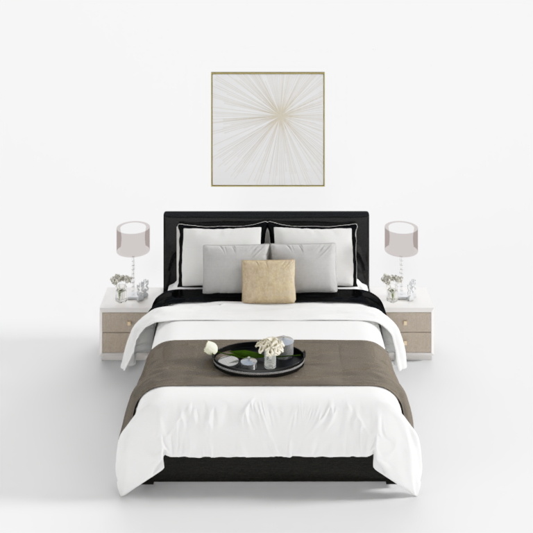 House cow-master bedroom-bed 1009 combination