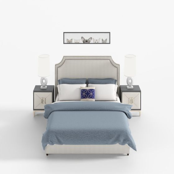 Urban Retreat Bedroom 3D Model