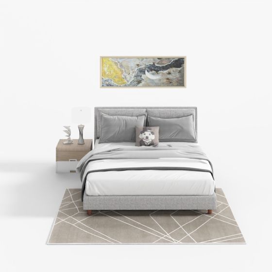Urban Comfort Bed 3D model
