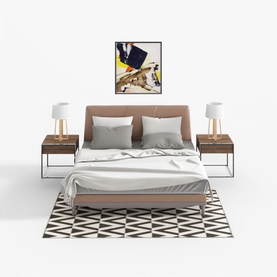 Minimalist Bedroom Suite 3D model