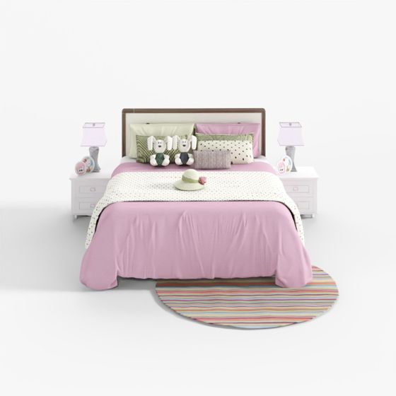 Cozy Retreat Bed 3D model