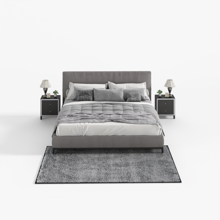 Modern double bed combination