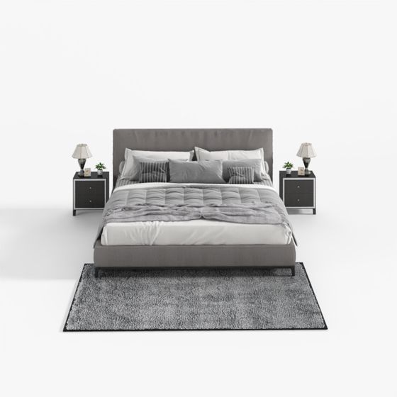 Urban Bedroom 3D Model