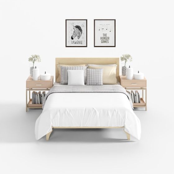 Modern Bedroom Set 3D model