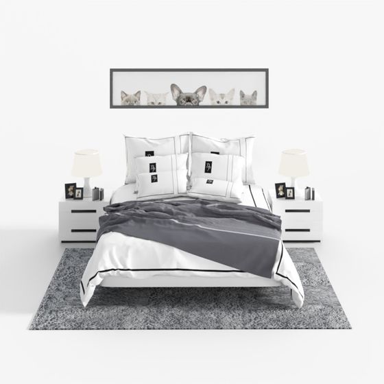Urban Loft Bedroom 3D Model