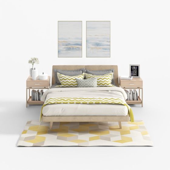 Minimalist Bedroom Suite 3D model