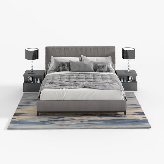 Urban Elegance Bedroom Set 3D model