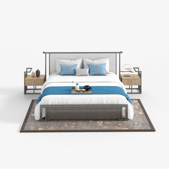 Urban Retreat Bedroom 3D model