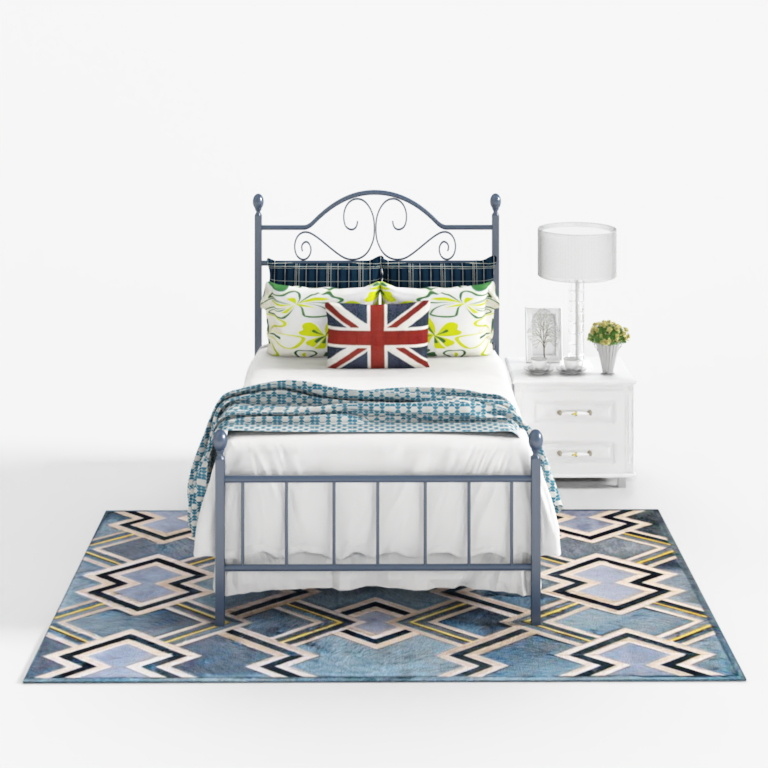 Mediterranean boys room bed combination