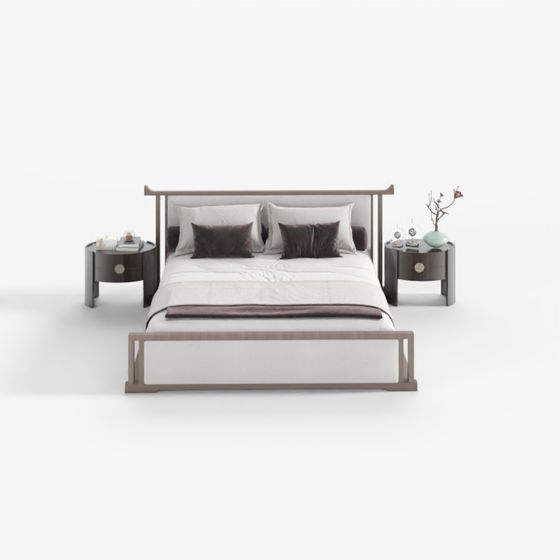 Urban Bedroom 3D model - Modern Minimalism