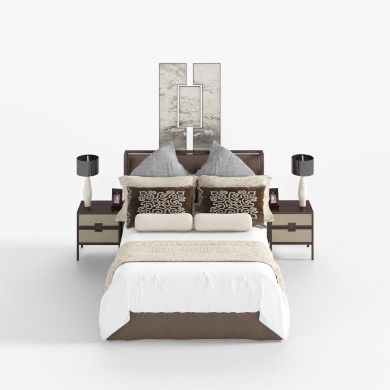 New Chinese cloth art bed fly combination