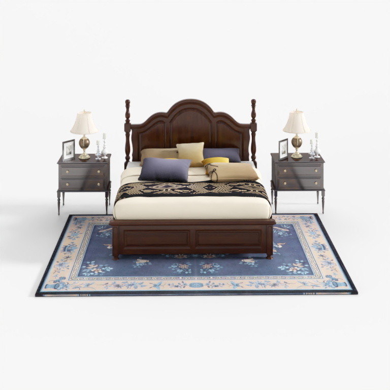 Song Rich Wood-Jane beauty-M5109 bed combination