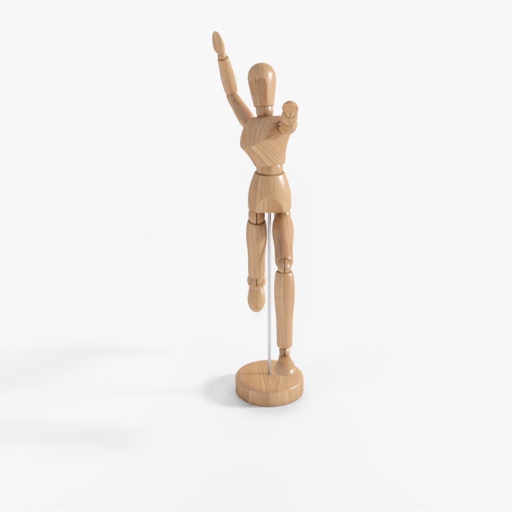 Wooden Manikin Male