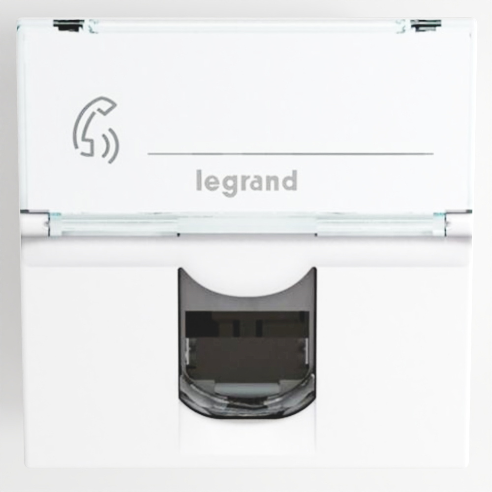 Mosaic™ - Telephone socket - RJ11 - 4 contacts - 2