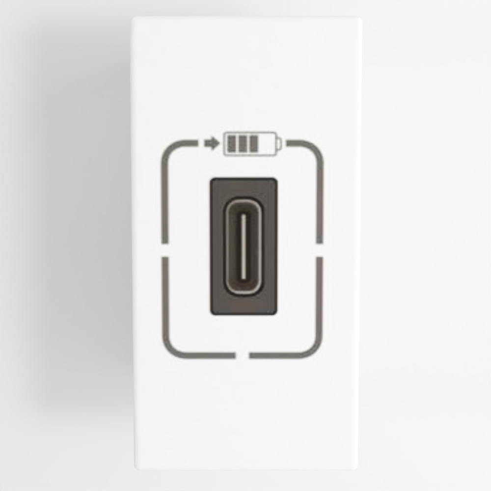 Mosaic™ - Single USB Type-C Charging Socket - 5 V