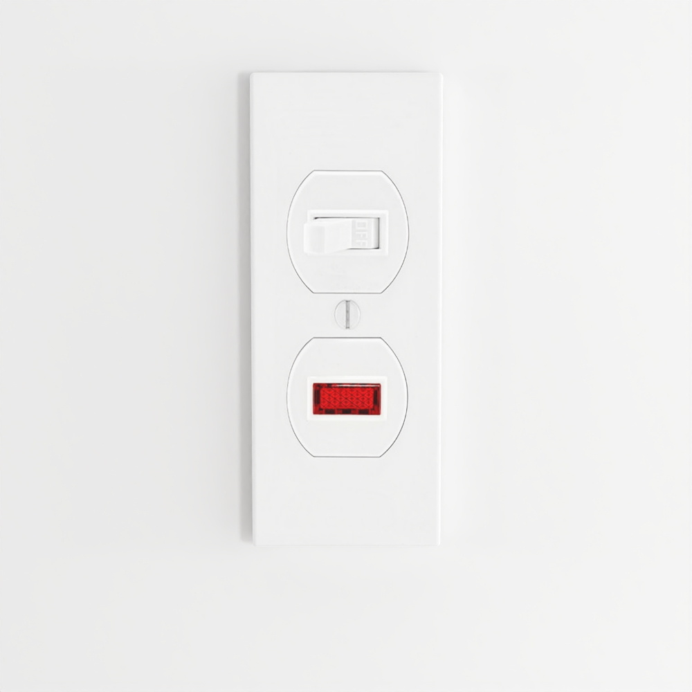 Neon Pilot AC Combination Switch, Commercial Grade