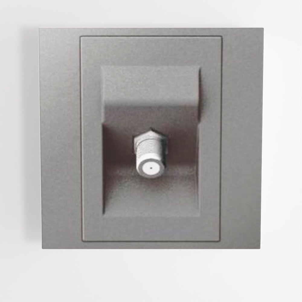 Mallia Senses - 1 Gang _F_ Type Terminal TV Socket
