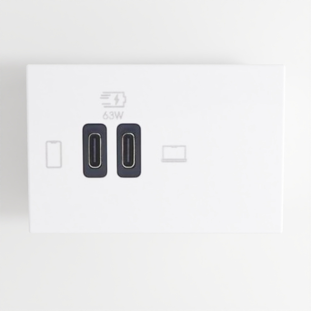 Mosaic™ - USB Charger 3 Modules 63W Type C