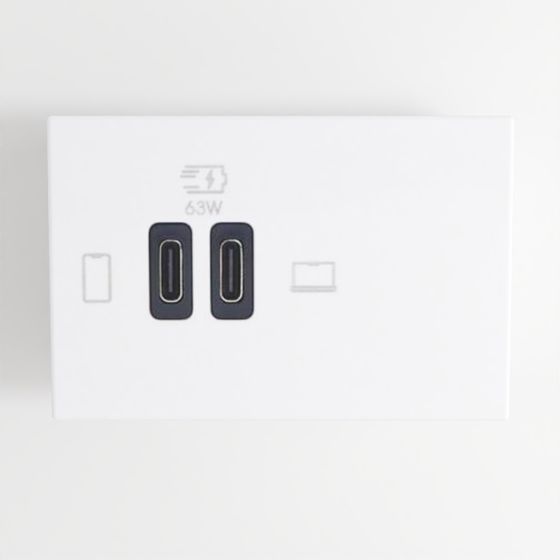 Mosaic™ - USB Charger 3 Modules 63W Type C