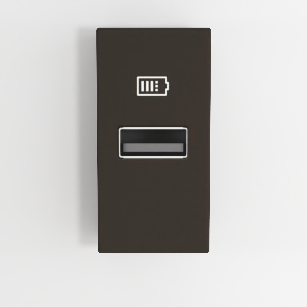 Mosaic™ - 1 Module USB Single Port Type A - 3A - 15W