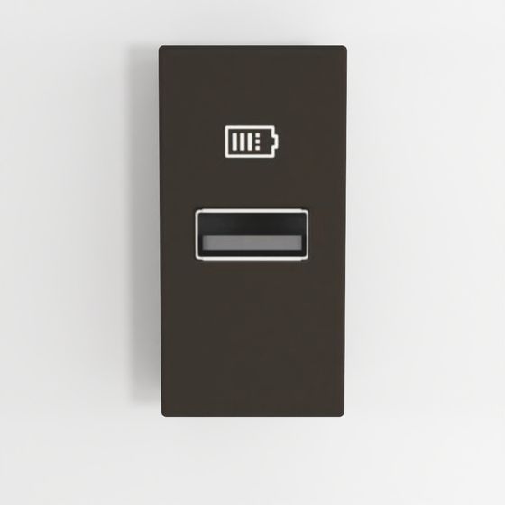 Mosaic™ - 1 Module USB Single Port Type A - 3A - 15W