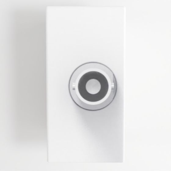 Mosaic™ - BNC 75 socket - 1 module - white