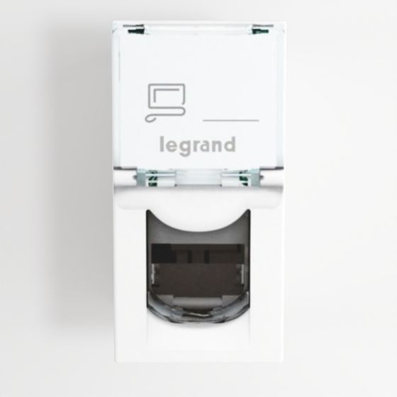 Mosaic™ - RJ45 Socket Category 5e UTP - 1 Module - White