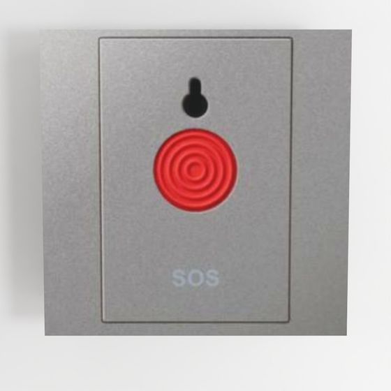 Mallia Senses - 1 Gang Emergency Key Switch - Dark