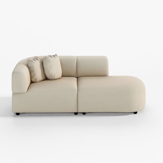 Casamia Vienna 2 人座沙發 開放式沙發-象牙白