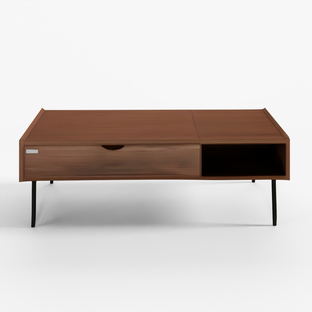 Casamia Vienna Lift-Up Tea Table-Brown