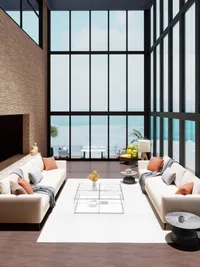 Living Room | Warm Glow Through Triple Glass