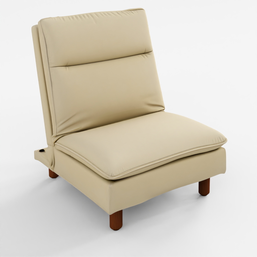 マーケットビ テンザー 1人用リクライニングソファ ベージュ