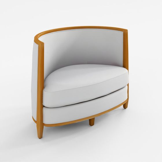 Crescent Moon Club Chair