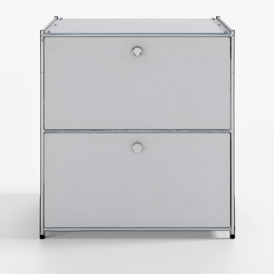 Marketbi Simple 2-Tier Storage Cabinet BC651