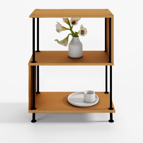 Marketb Easybo Tool-Free 3-Tier Shelf