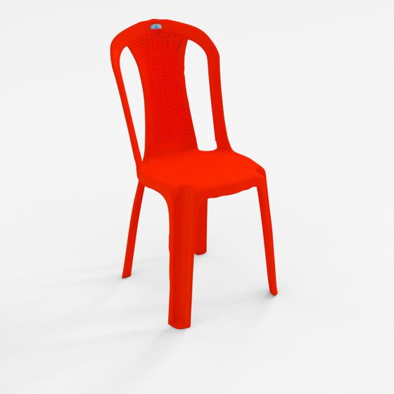 Ghế Nhựa Không Tay Nilkamal CHR4002 (Đỏ Tươi)