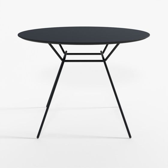 Stylish Low-Poly Round Table 3D model