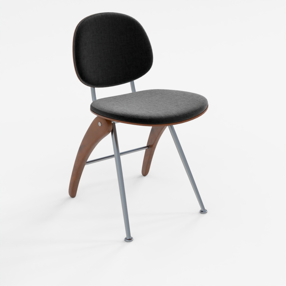 Ghế lưng phong cách Wabi-Sabi giữa thế kỷ