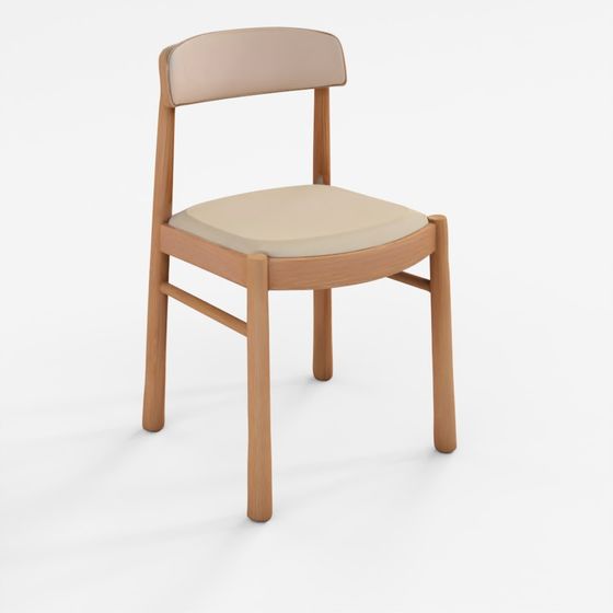 Hanssem Lamo Solid Wood Square Dining Chair