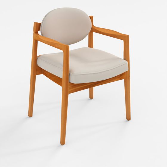 Fauteuil à Dossier Ovale