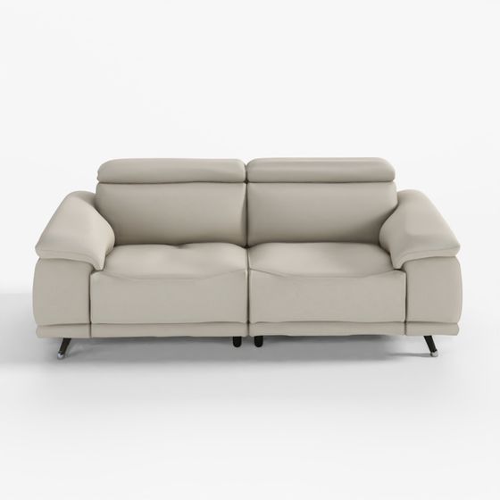 Hanssem MVME Nordic Natural Leather Recliner Sofa 3-Seater