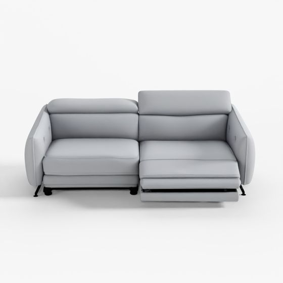 Sofá Reclinable de Tela Hanssem MVME Lúa de 3 Plazas