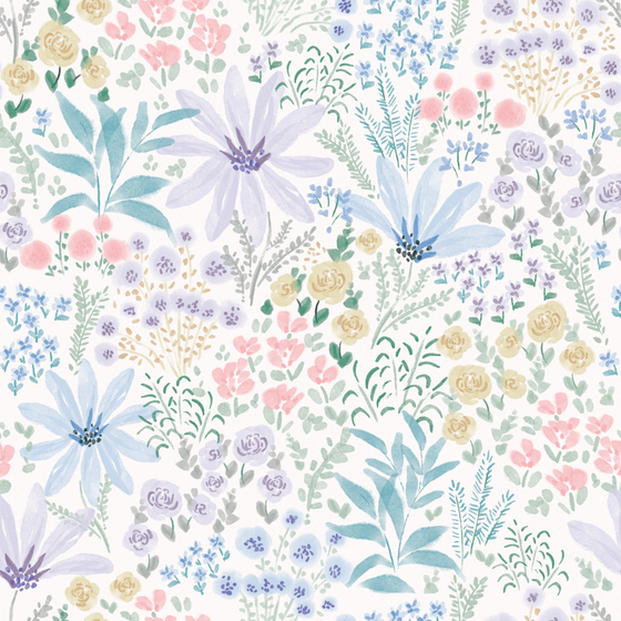 LOW RES CUSTOM_Wildflower Waltz_PINK_70 x 70
