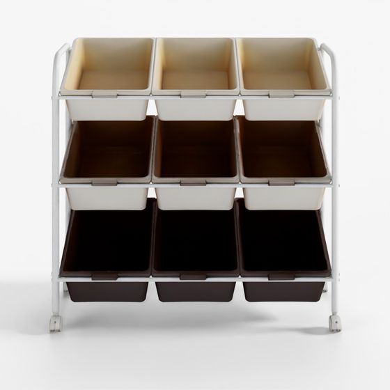Hanssem Mori Trolley Open Toy Storage Cabinet