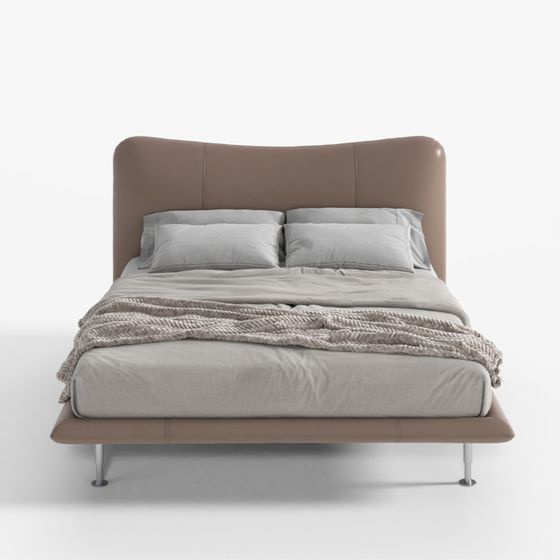Lit double en cuir Baia