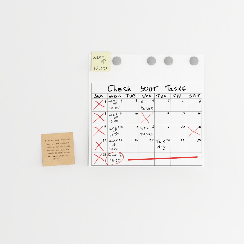 Calendar Wall Sticker